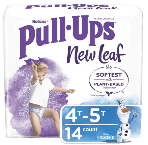 Pull-Ups New Leaf Boys' Training Pants Size 4T-5T; 14 Ct Pull-Ups New Leaf Boys' Training Pants Size 4T-5T; 14 Ct